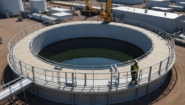 Passerelle circulaire : sécurité sur mesure pour cuves industrielles